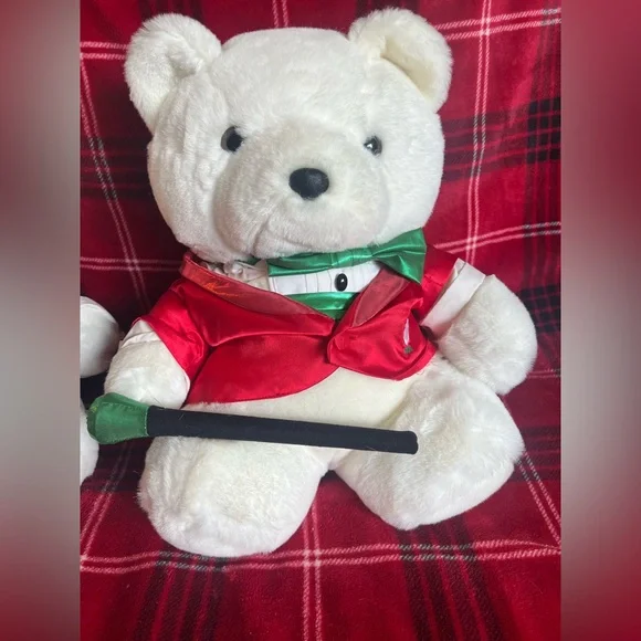 Vintage 1988/2000 Dayton Hudson Santa Bear Collectors Set No Hats - Picture 2 of 3